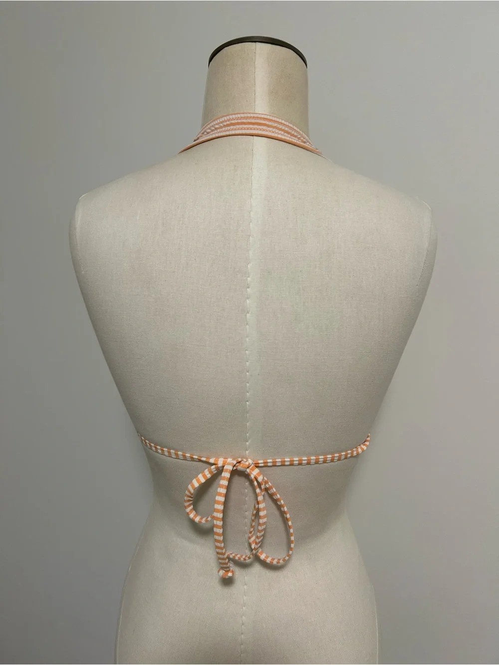 J. Crew Striped Halter Bikini Top